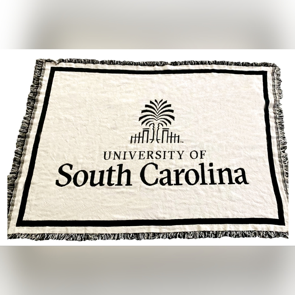 University Of South Carolina Gamecocks Throw Blanket 50" By 70" - Picture 1 of 3